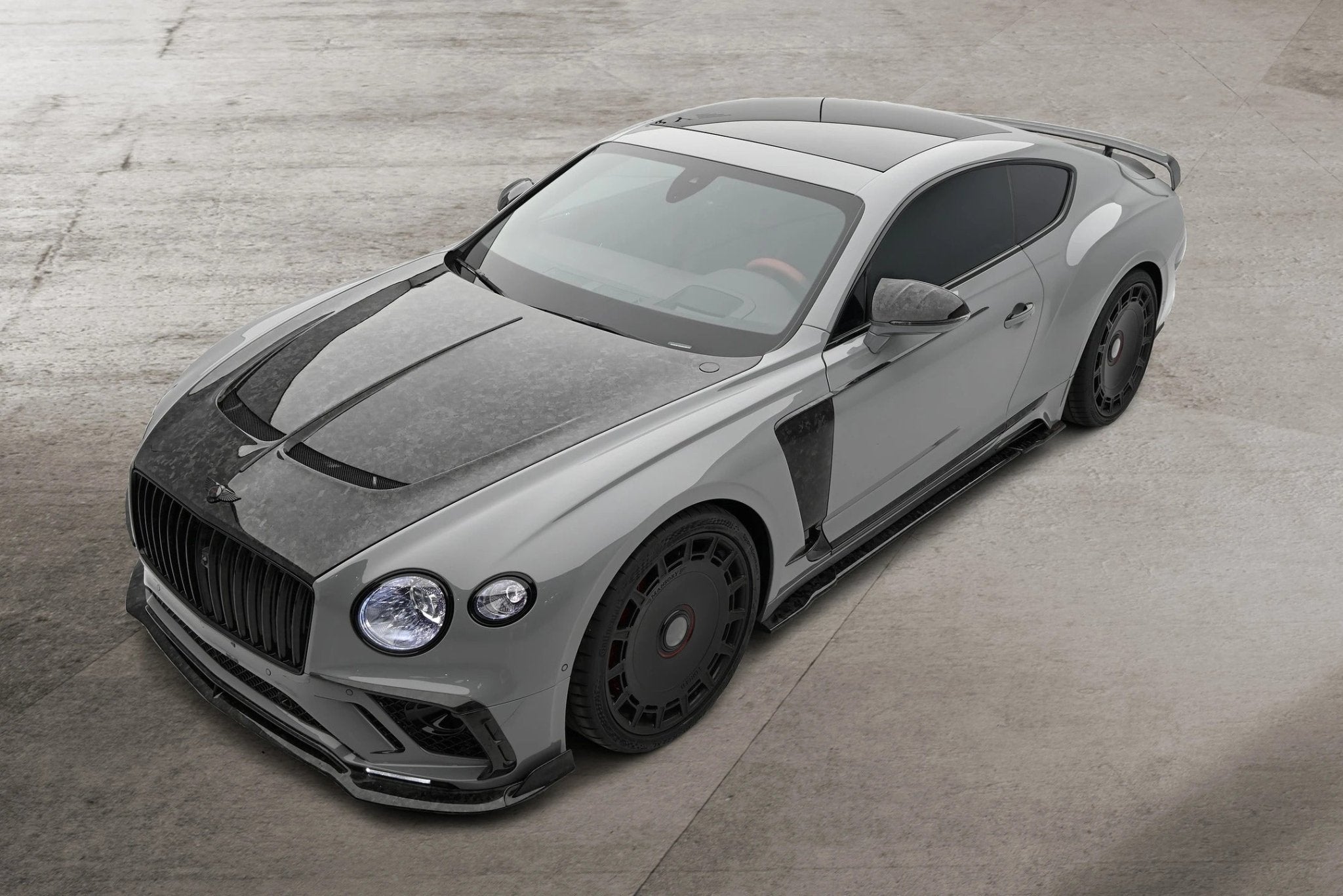 2018-2023 Bentley Continental GT & GTC MSY Style DRY Carbon Fiber Hood - Carbonado