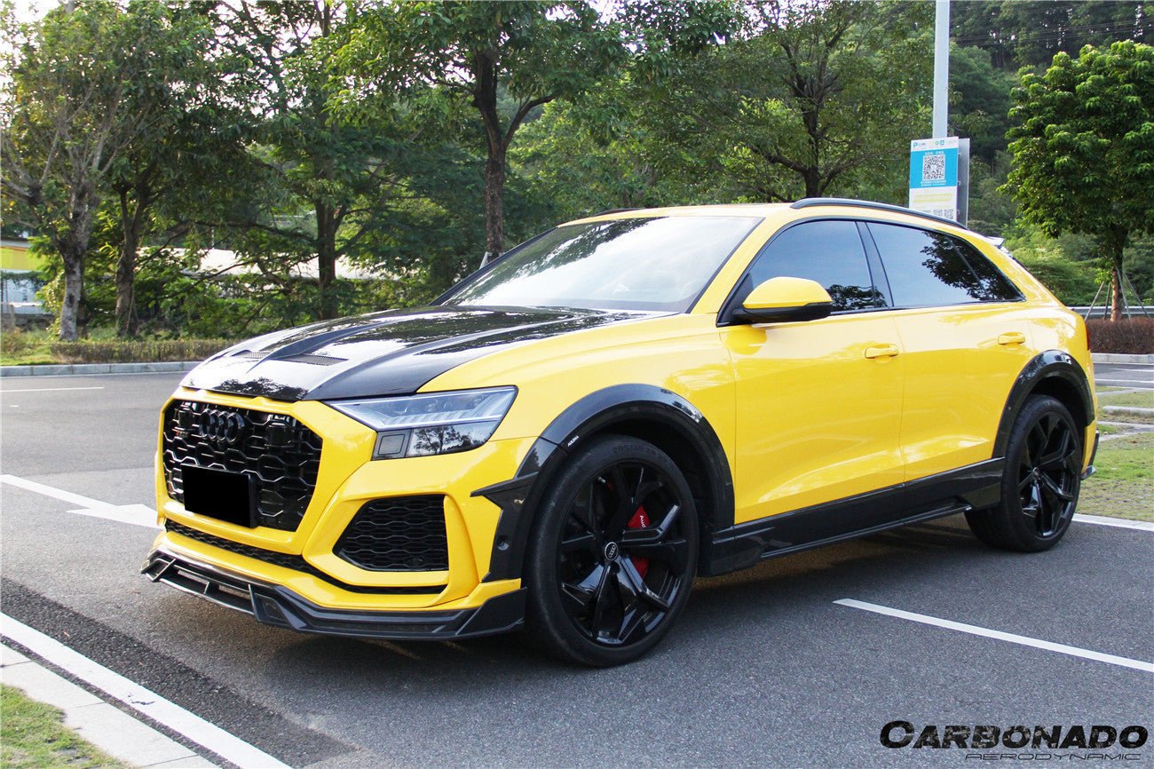 Audi Q8 SQ8 RSQ8 AD Style Dry Carbon Fiber Hood 2019-2023