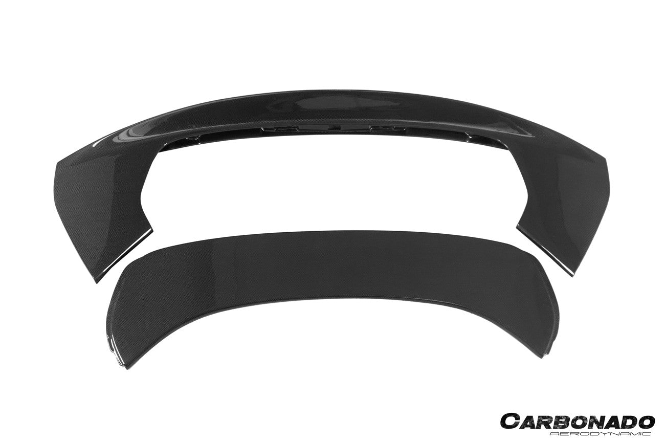 Ferrari SF90 Stradale AV Style Carbon Fiber Trunk Spoiler 2020-Up
