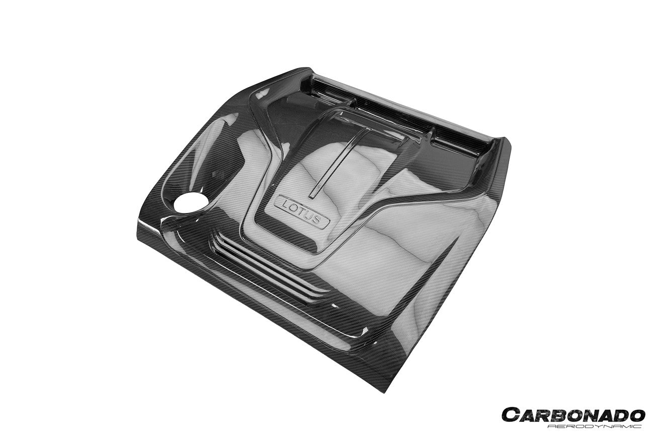 Lotus Emira NYO DCT MNK Style Dry Carbon Fiber Engine Cover Replacement 2021-2024
