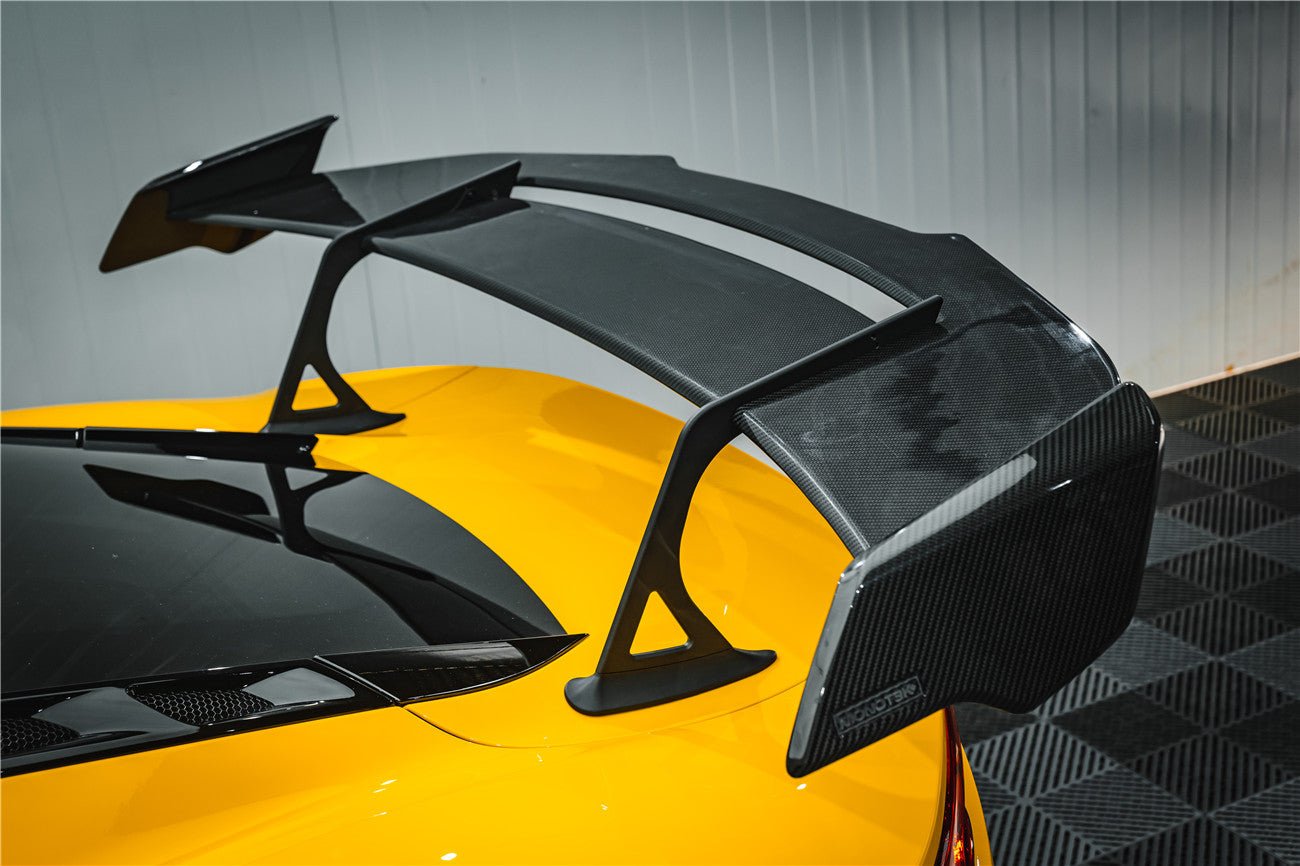 2021-2024 Lotus Emira NYO MNK Style Dry Carbon Fiber Trunk Wing Spoiler - Carbonado
