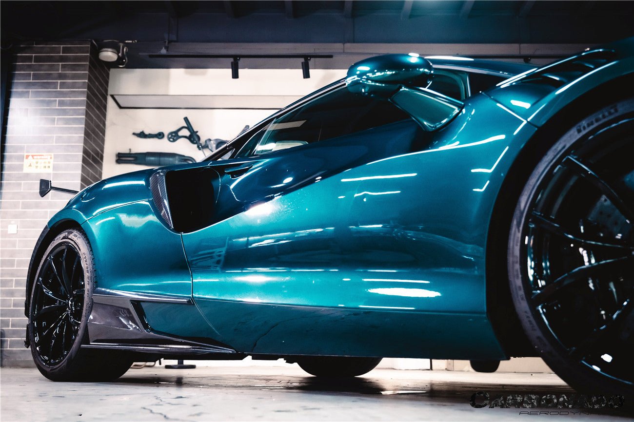 McLaren Artura Coupe Spider MCLA AM Style Autoclave Carbon Fiber Quarter Panel Side Scoops 2023-Up