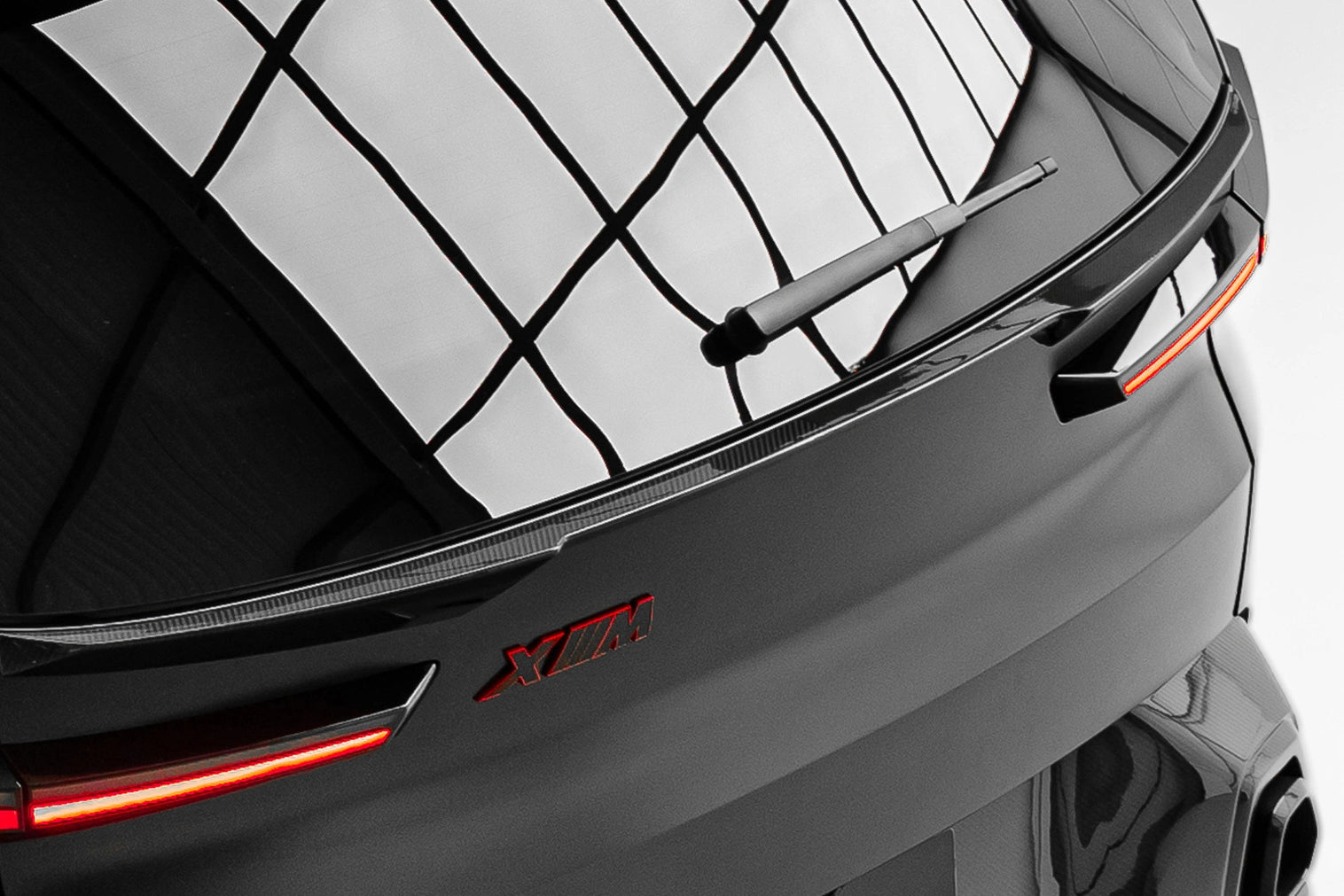 2023-2025 BMW XM G09 LD Style Dry Carbon Fiber Trunk Mid Spoiler - Carbonado