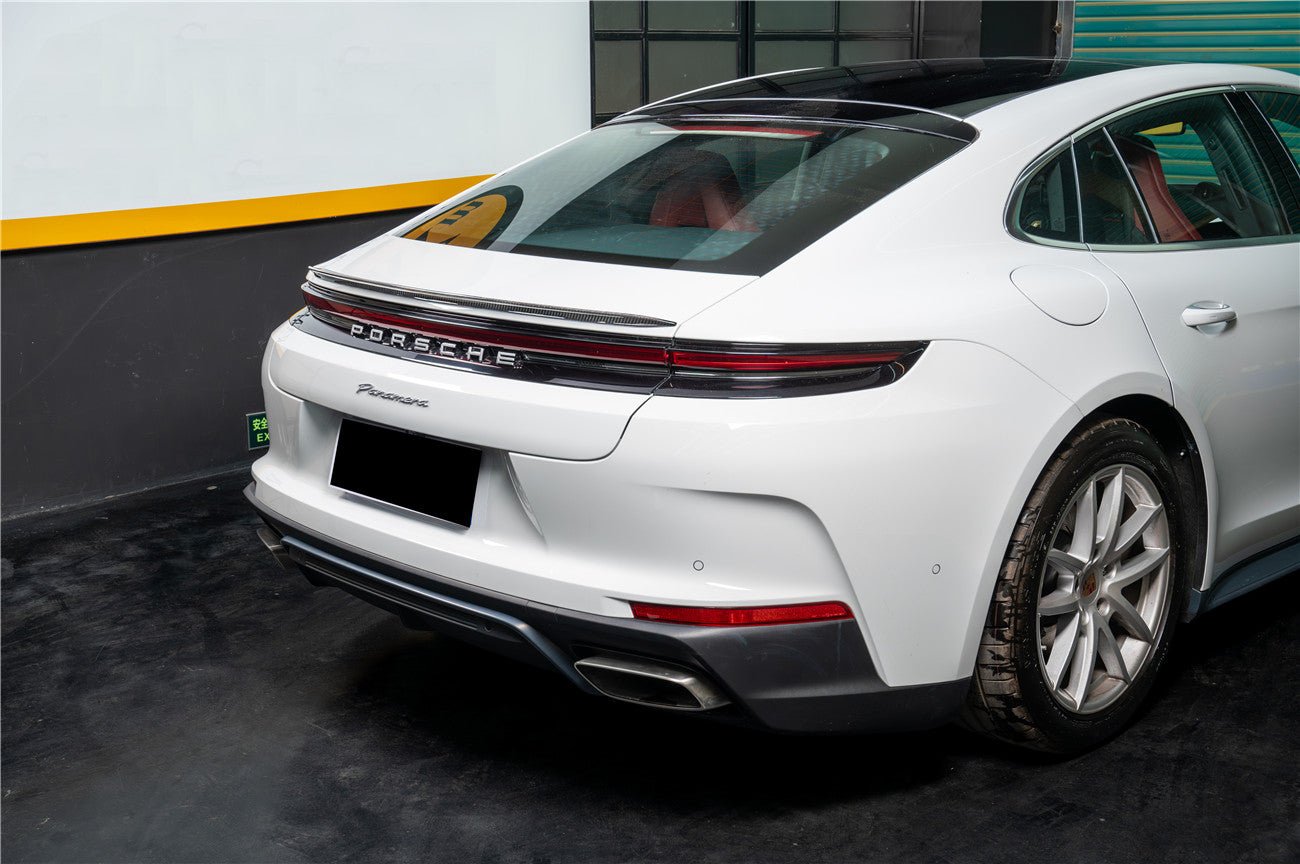 2024-2025 Porsche Panamera 976 KDA Style Dry Carbon Fiber Trunk Spoiler (Can not fit Original Segmented wing) - Carbonado