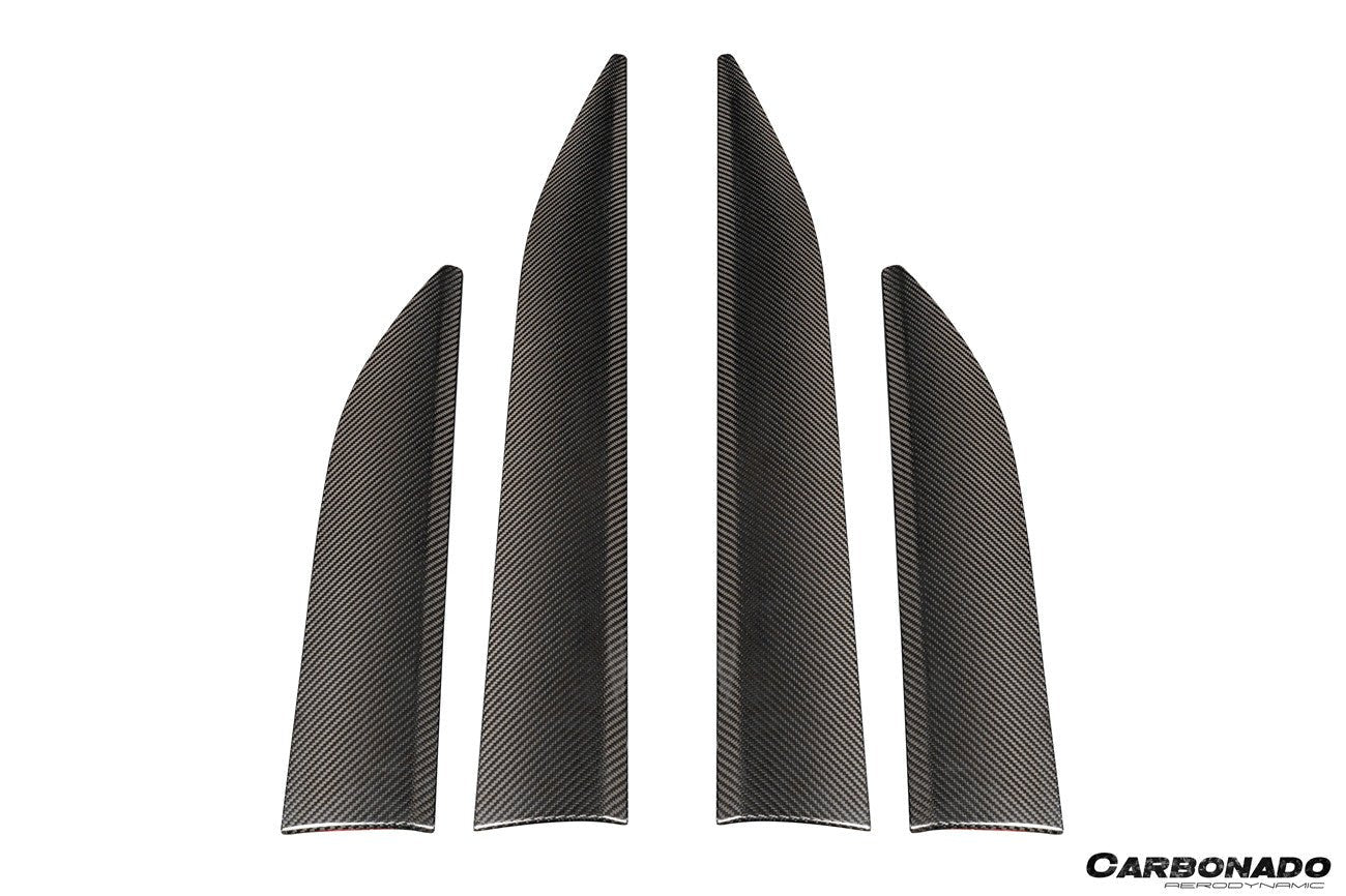 Porsche Macan Electric 95C OE Style Autoclave Carbon Fiber Door Trims 2024-2026