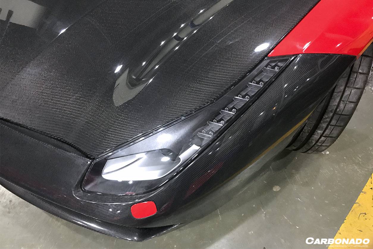 2015-2020 Ferrari 488 GTB & Spider OE Style Carbon Fiber Hood - Carbonado