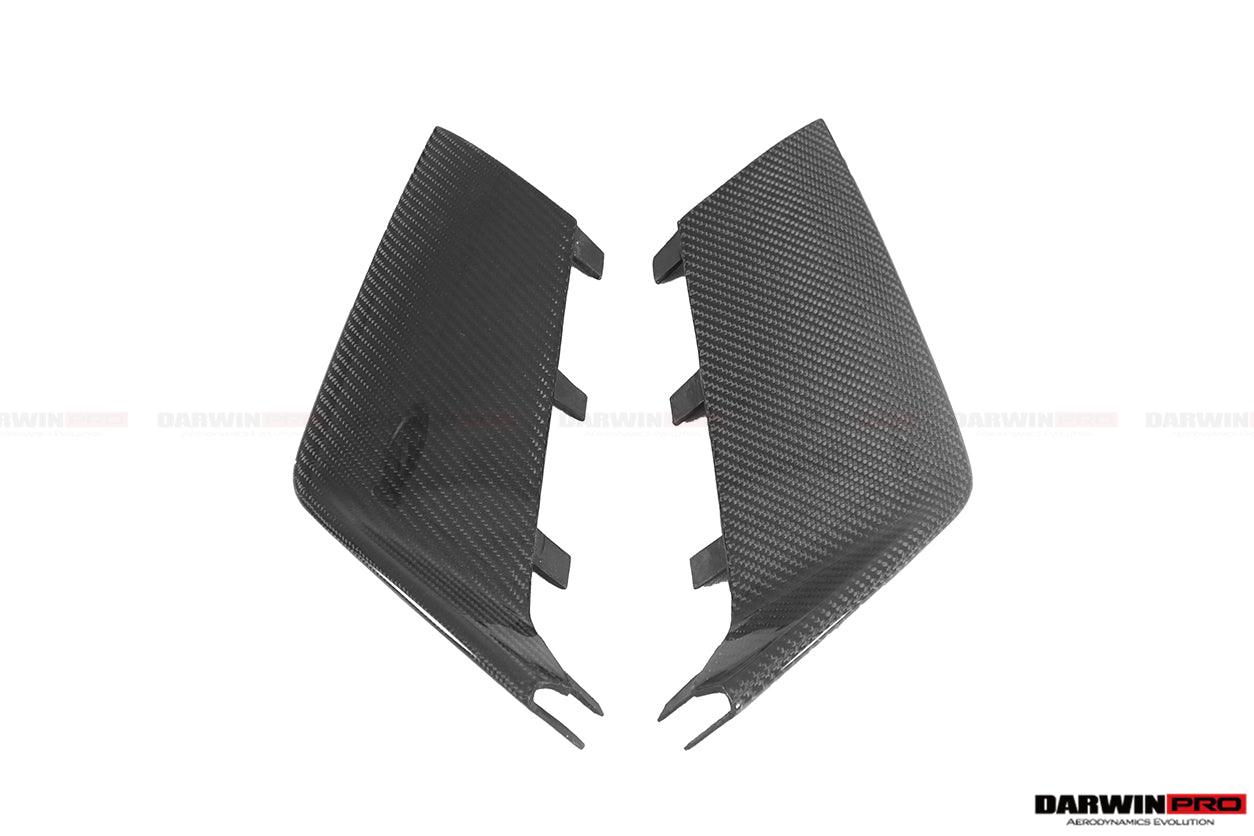 Audi RS6 Avant C7 Carbon Fiber Front Bumper Caps 2013-2018
