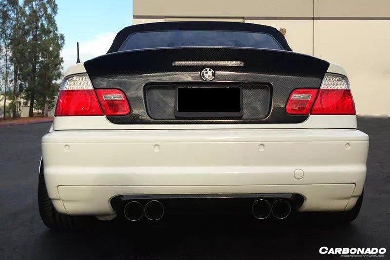 2001-2006 BMW E46 3 Series Coupe CSL Carbon Fiber Trunk - Carbonado