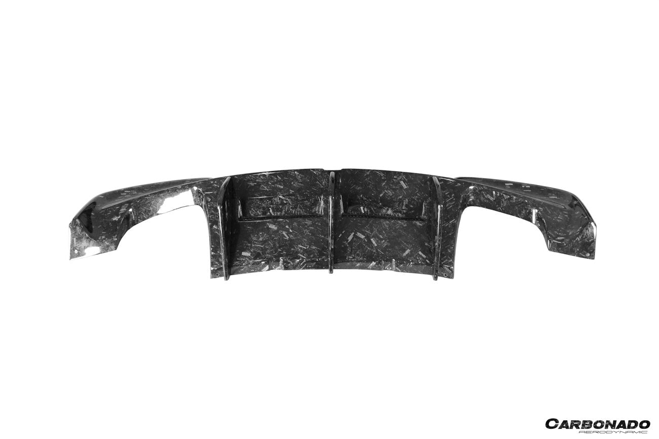 2008-2013 BMW 1M RZ Style Carbon FIber Rear Lip & Diffuser Undertray