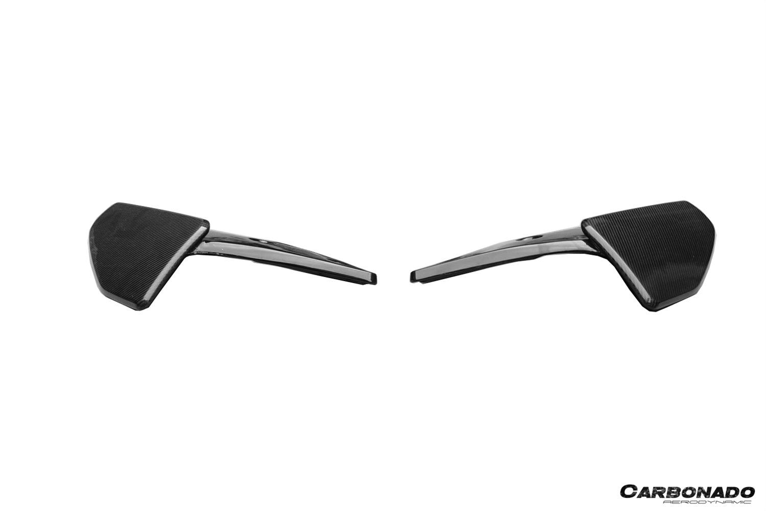 2014-2018 BMW X5 F15 MP Style Carbon Fiber Rear Cap Splitters (MT ONLY)