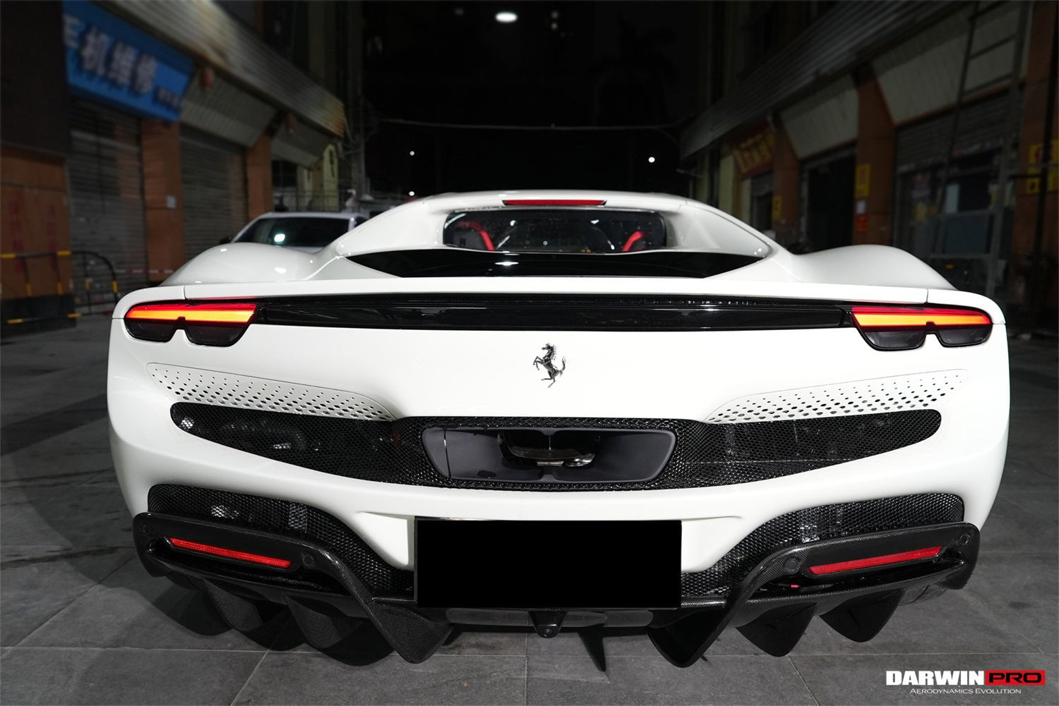 2022 - 2025 Ferrari 296 GTB (Type F171) OE Style Carbon Fiber Rear Diffuser