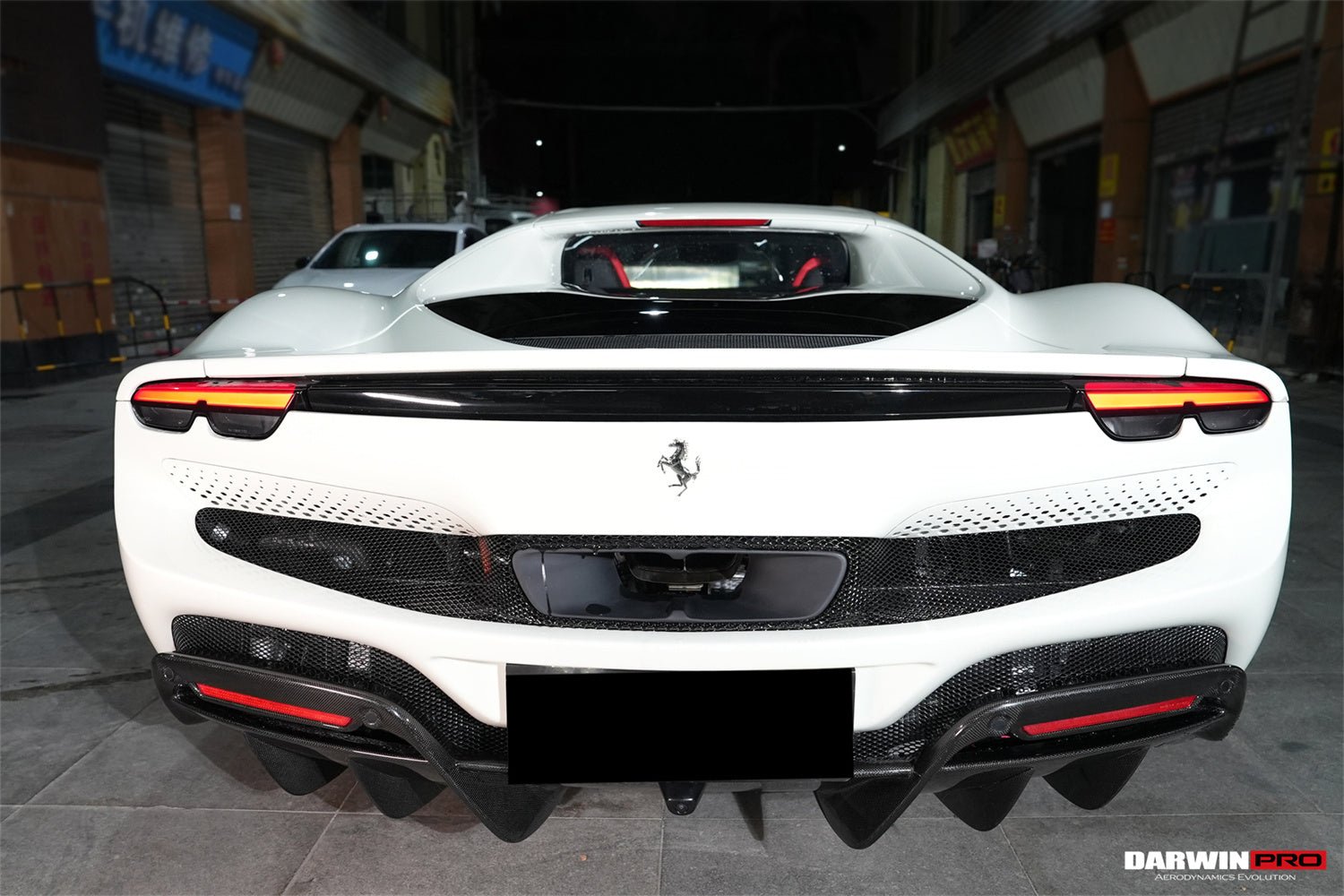 2022 - 2025 Ferrari 296 GTB (Type F171) OE Style Carbon Fiber Rear Diffuser