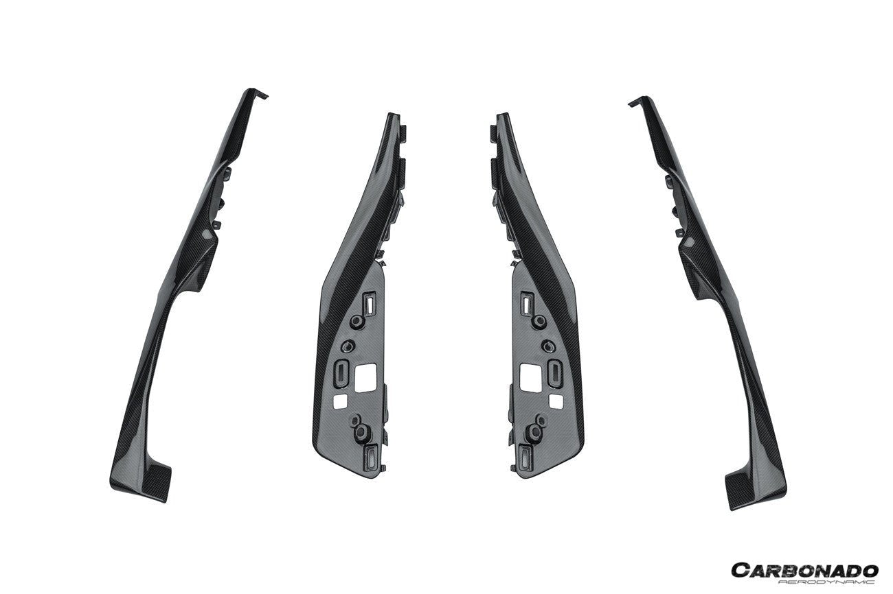 Ferrari 296 GTB GTS OE Style Dry Carbon Fiber Center Control Surround Panel Front End 2022-Up