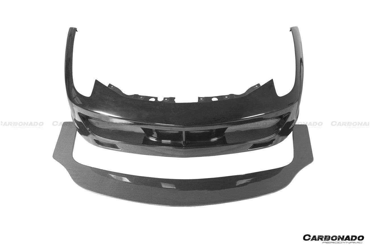 Ferrari 458 Coupe Spider DE Style Front Bumper with Front Lip 2010-2015