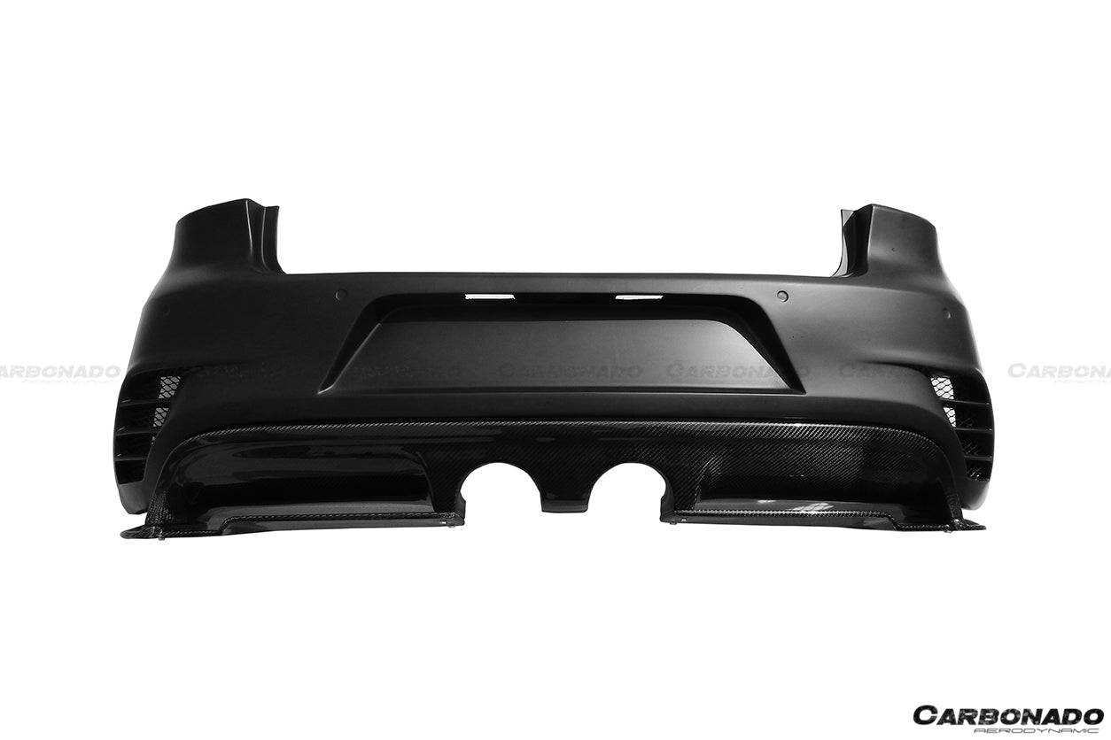 Volkswagen Golf 6 MK6 R20 GTI RZ Style Rear Bumper Mid Exhaust 2010-2013