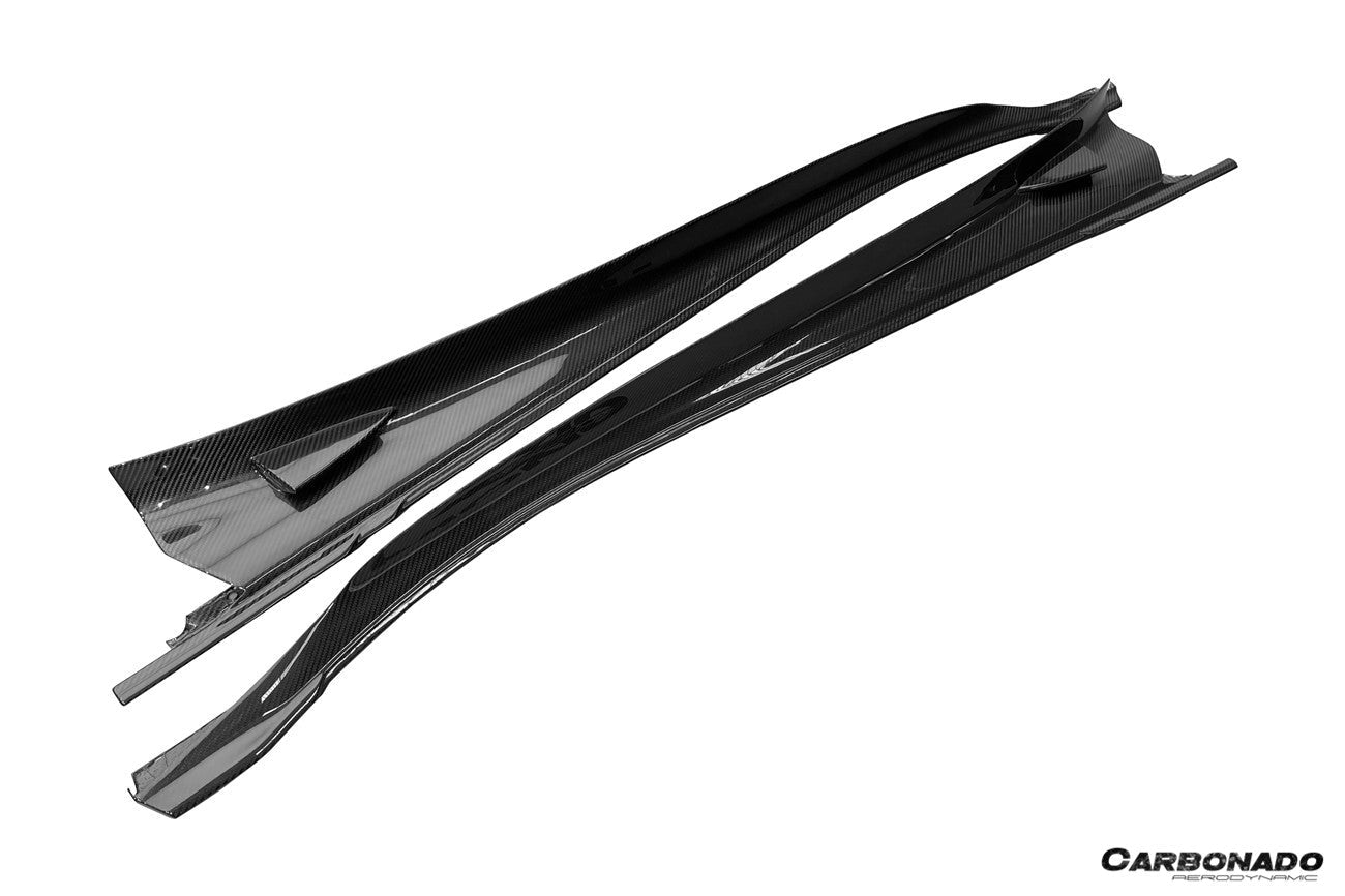 Lotus Emira NYO MNK Style Dry Carbon Fiber Side Skirts 2021-2024