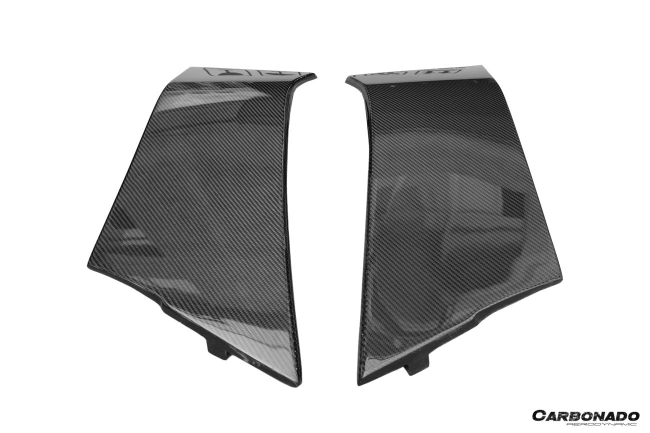 Lamborghini Aventador LP700 Coupe LB834 BKSS Style Carbon Fiber Quarter Panel Fender Vent Inside 2011-2016