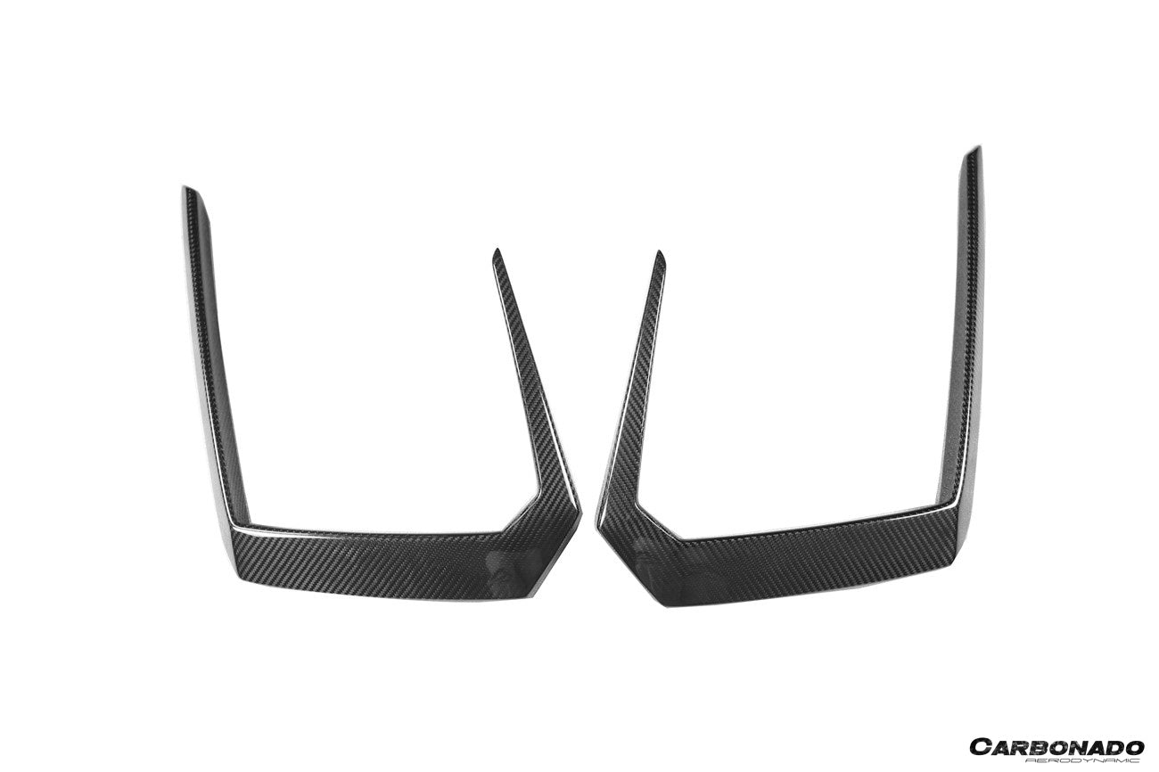 2018 - 2022 Lamborghini URUS TC Style Dry Carbon Fiber Front Bumper Vents