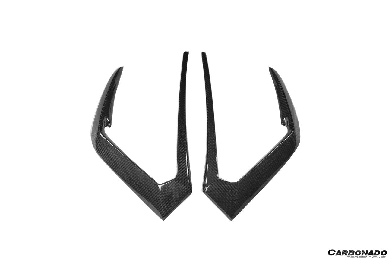 2018 - 2022 Lamborghini URUS TC Style Dry Carbon Fiber Rear Bumper Vents