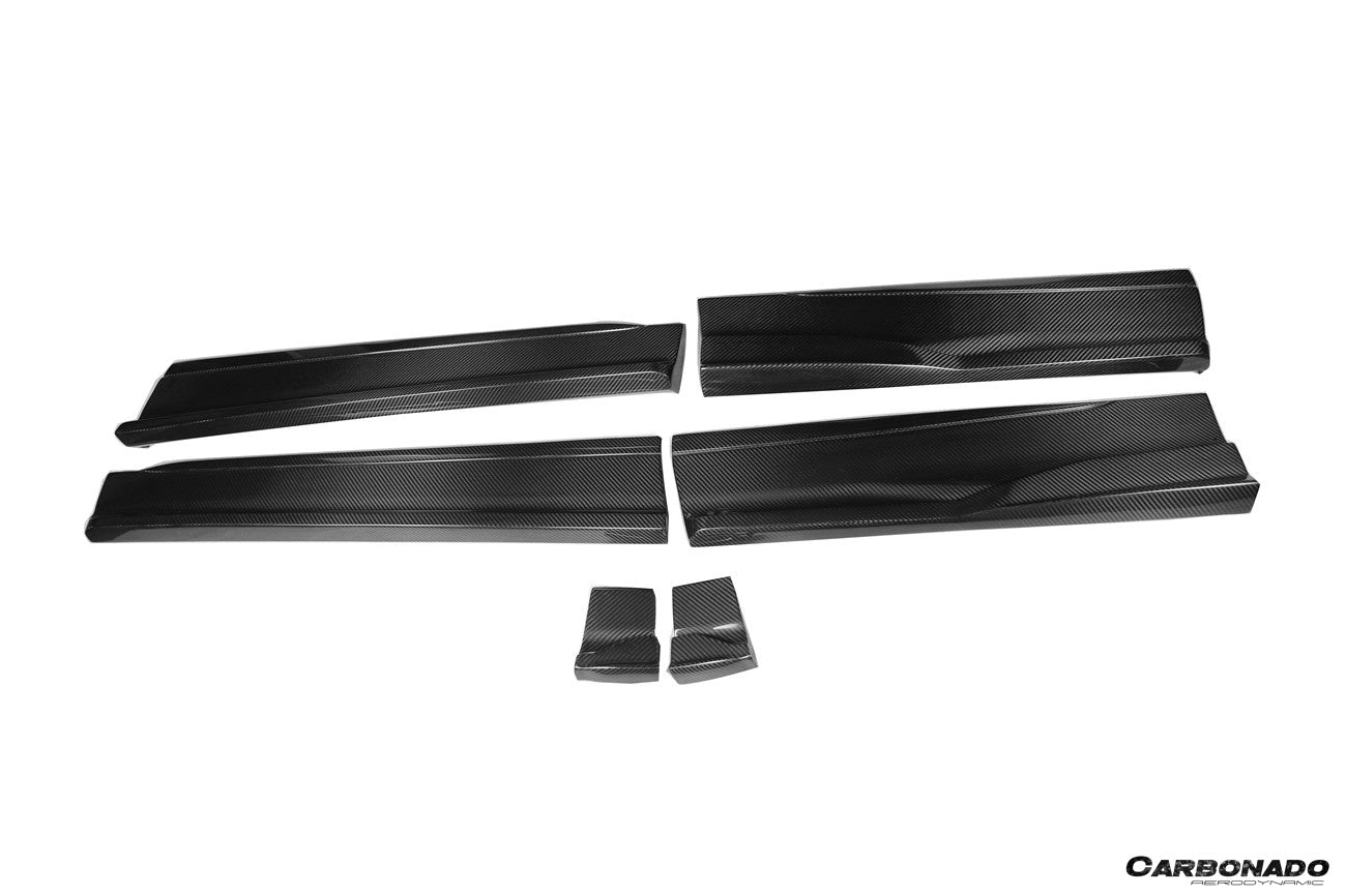 2018 - 2024 Lamborghini URUS TC Style Dry Carbon Fiber Side Skirts