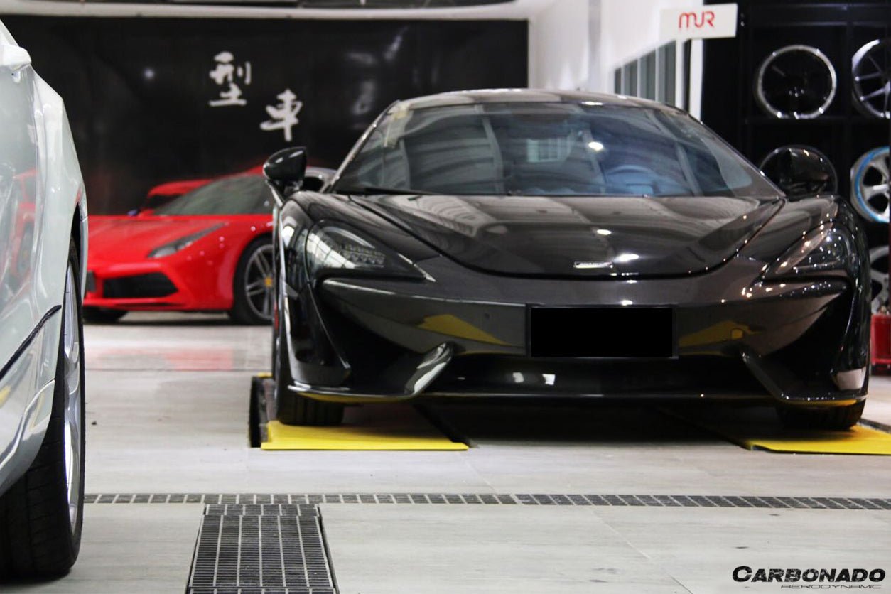 McLaren Sports Series P13 Carbon Fiber Front Bumper Top Cover Replacement 2015-2020
