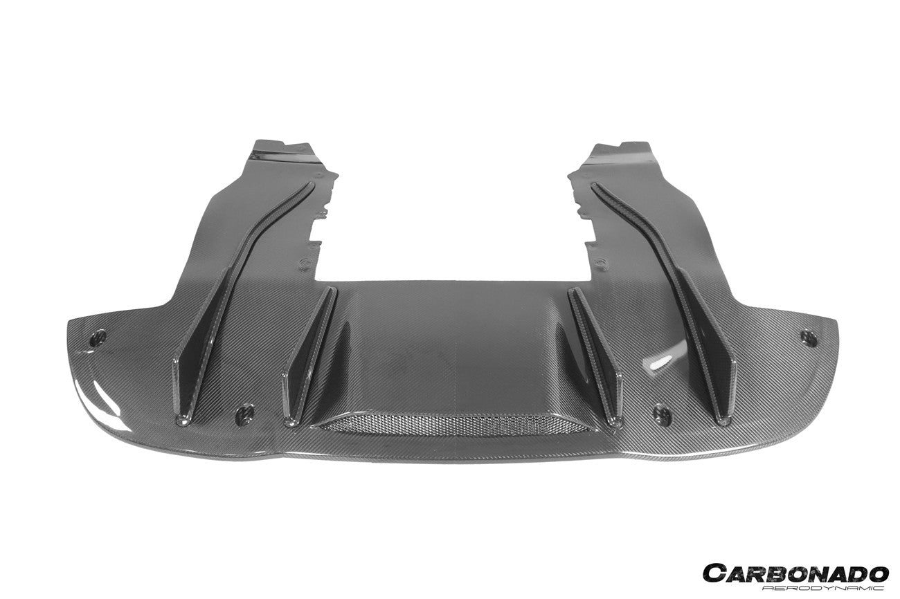 McLaren 720S Spider Coupe VRS Style Autoclave Carbon Fiber Rear Diffuser Lip 2017-2022