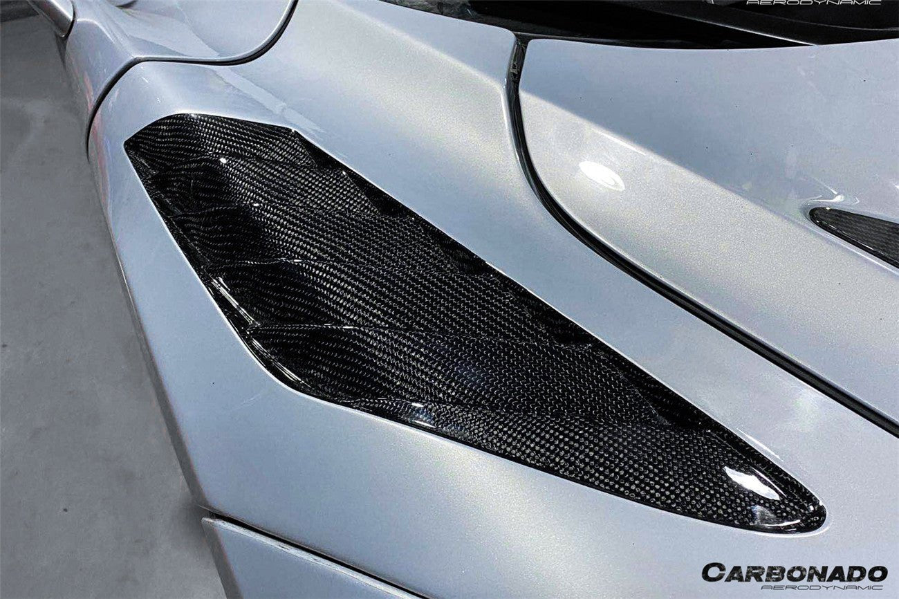 McLaren 720S Spider P14 VRS Style Autoclave Carbon Fiber Fenders 2017-2022