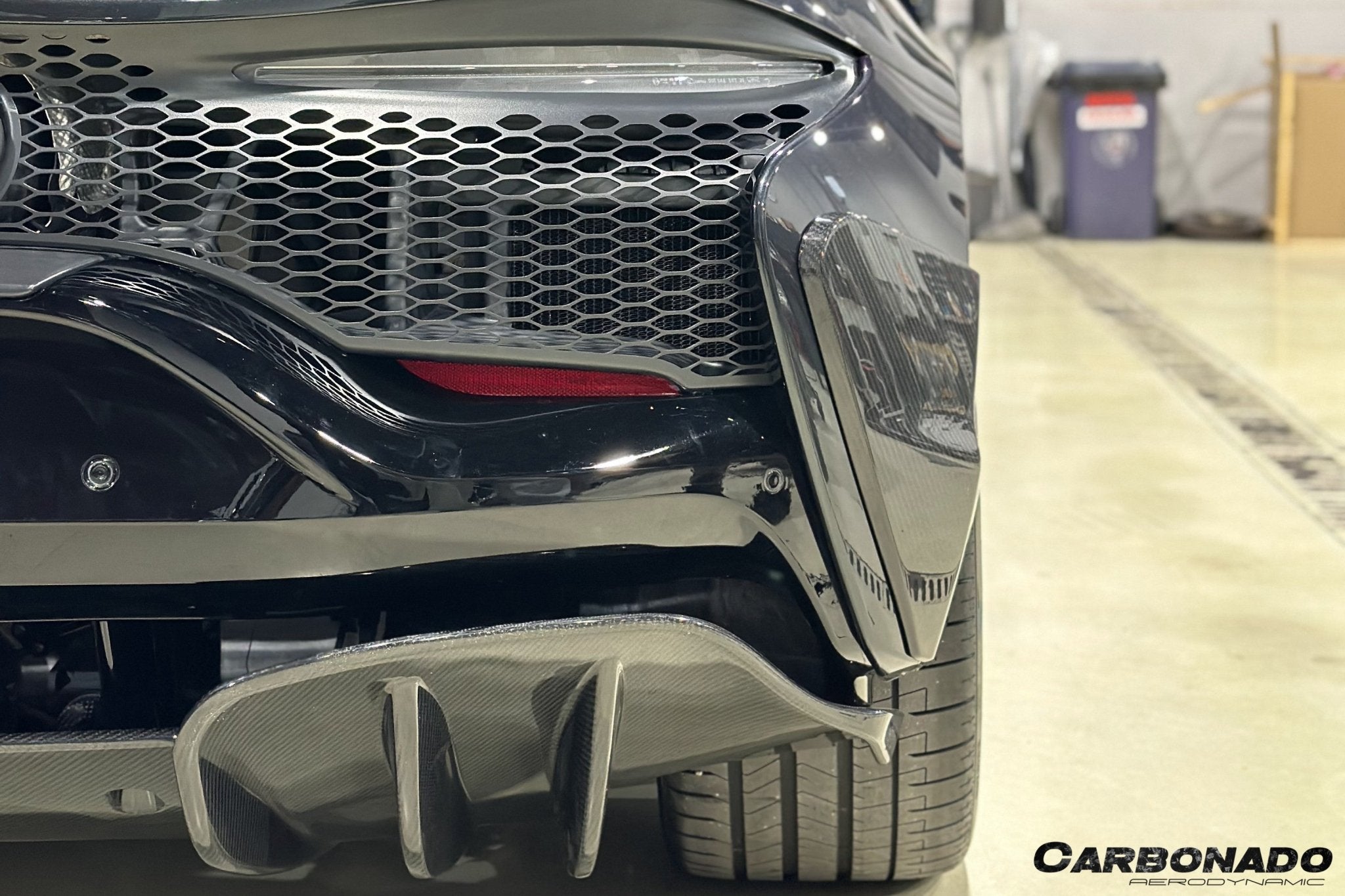 McLaren Artura Coupe Spider MCLA NVT Style Autoclave Carbon Fiber Rear Bumper Side Panels 2023-Up