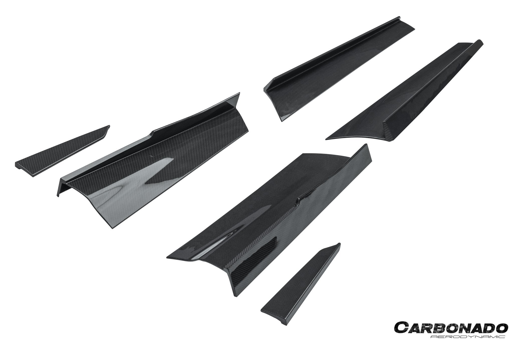McLaren Artura Coupe Spider NVT Style Autoclave Carbon Fiber Side Skirts 2023-Up