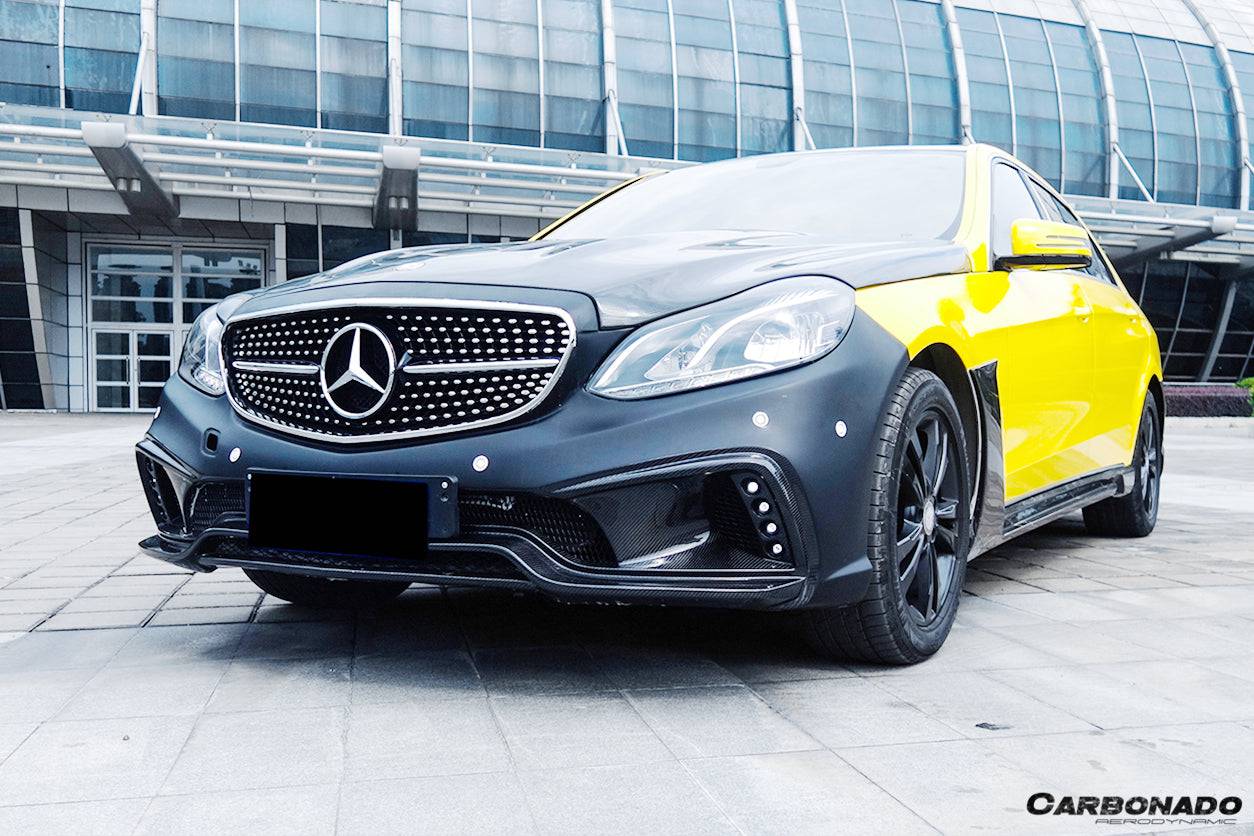 2014-2016 Mercedes Benz E Class W212 WD Style Front Bumper w/led - Carbonado