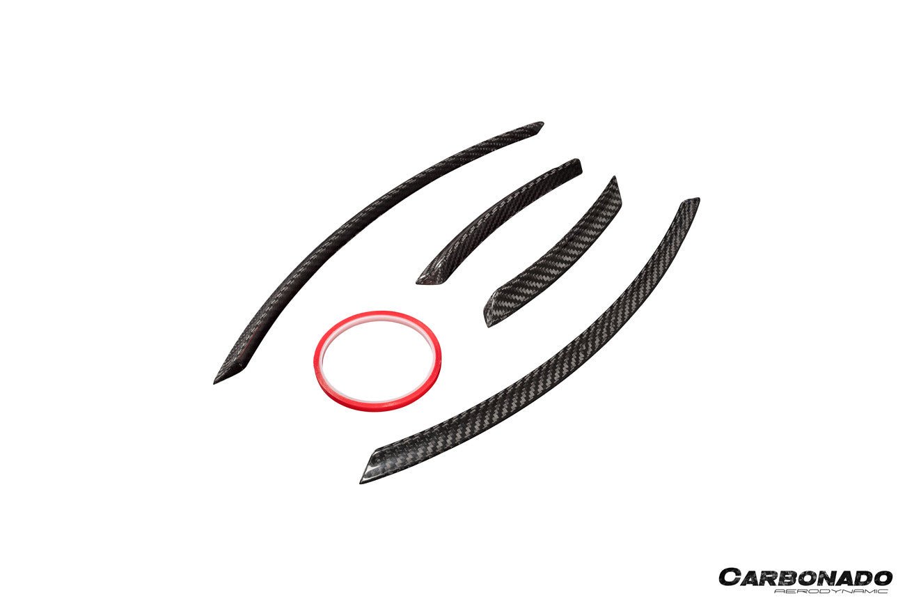 Porsche 718 Cayman Boxster 982 GT4RS Style Autoclave Carbon Fiber Rear Fender Flares 2017-2025