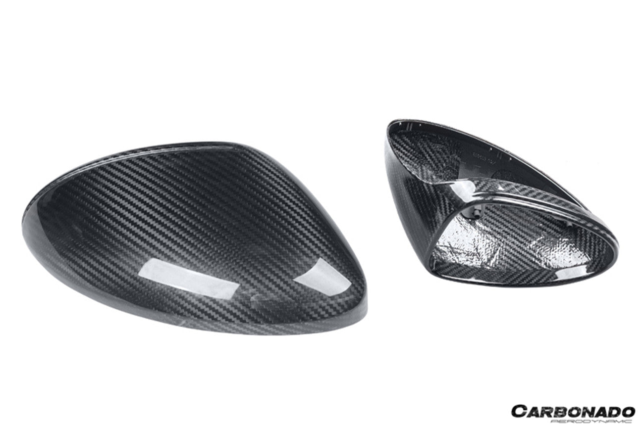Porsche 718 Cayman Boxster Spyder GTS GT4 GT4 RS OE Style Autoclave Carbon Fiber Mirror Housing Replacement 2017-2025