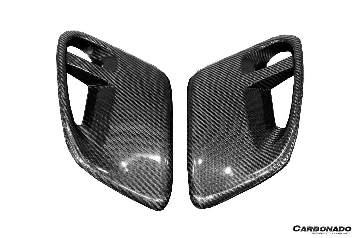 Porsche 911 992.1 Turbo S Turbo S Cabriolet 9D Style Autoclave Carbon Fiber Quarter Panel Side Scoops 2020-2024