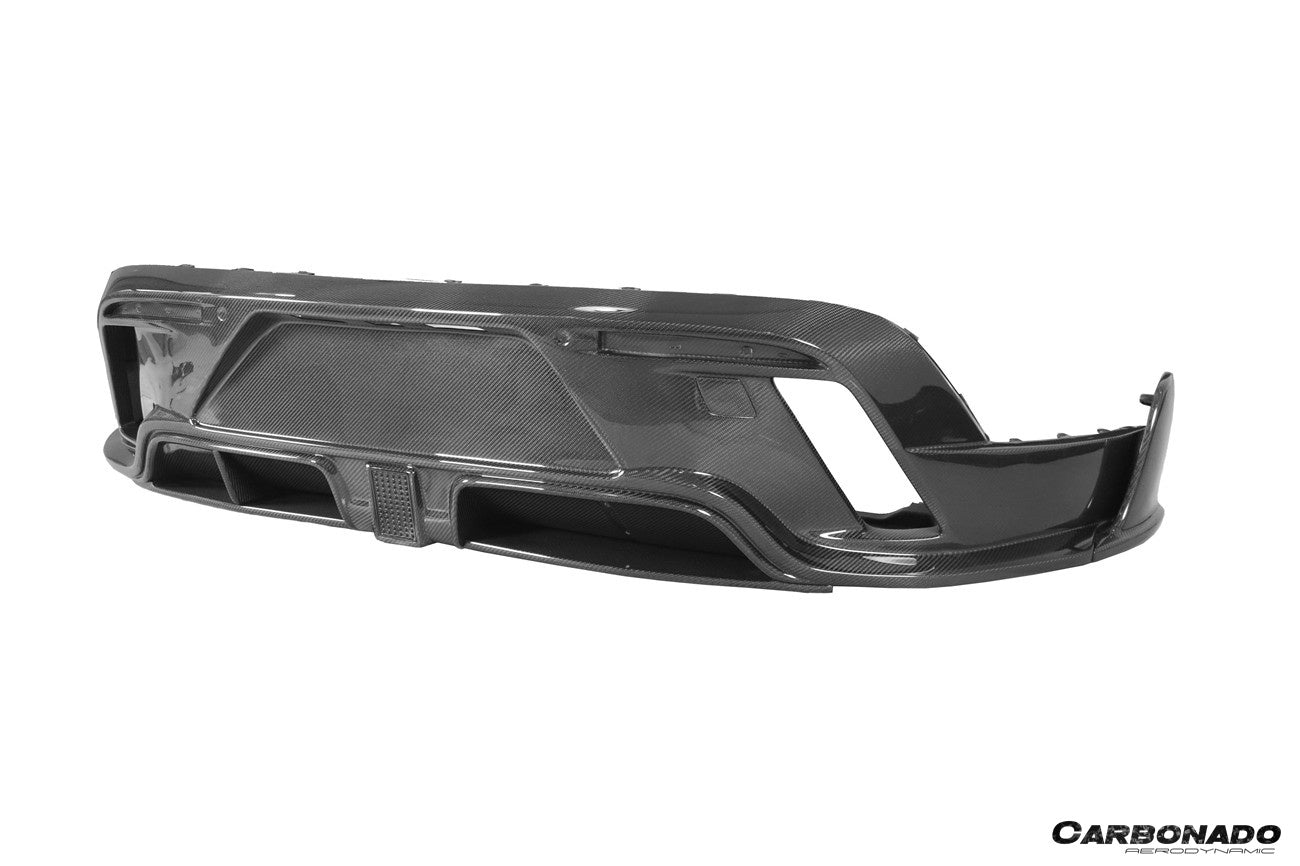 2019 - 2024 Porsche Taycan & 4 & 4S & GTS & TURBO CADO Style Rear Diffuser