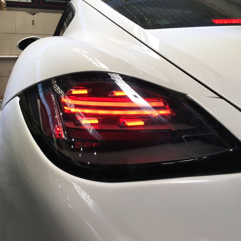 718 Smoked LED Taillights for 987 Porsche Boxster & Cayman
