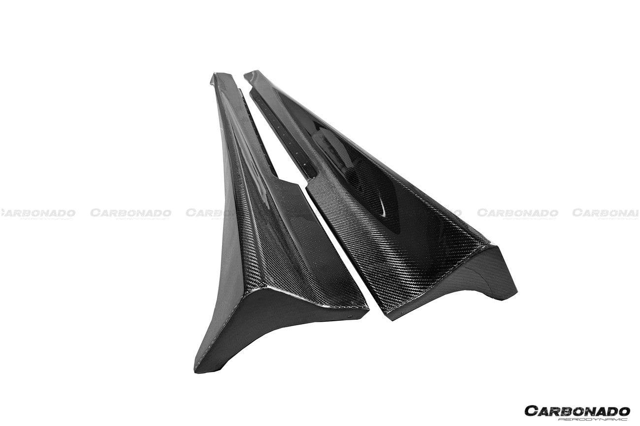 Chevrolet Camaro Zeta OEM Style Carbon Fiber Side Skirts 2010-2015