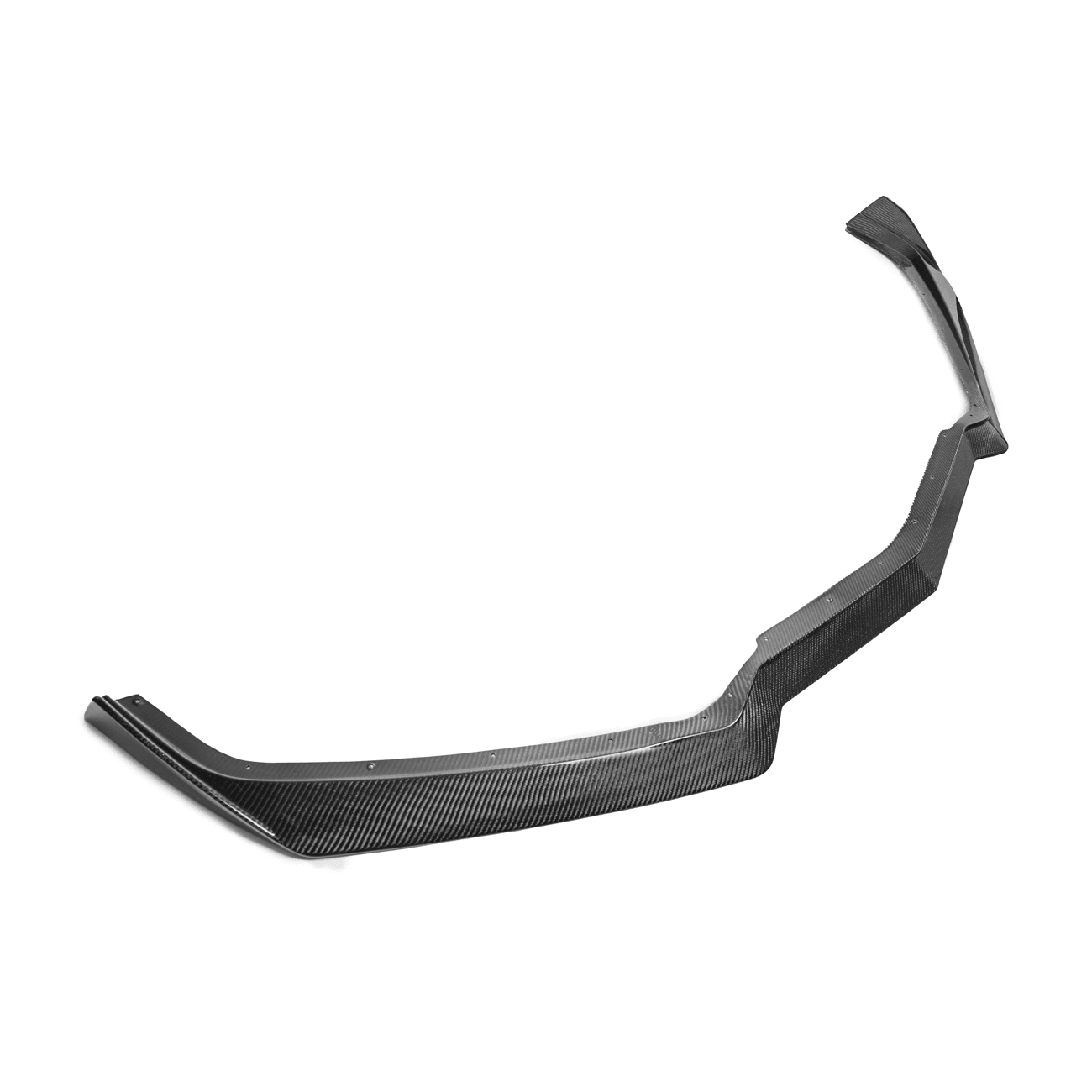 Front splitter ground effect for Corvette C8 with 5VM package, featuring aggressive aerodynamic design and premium factory-style fitment.