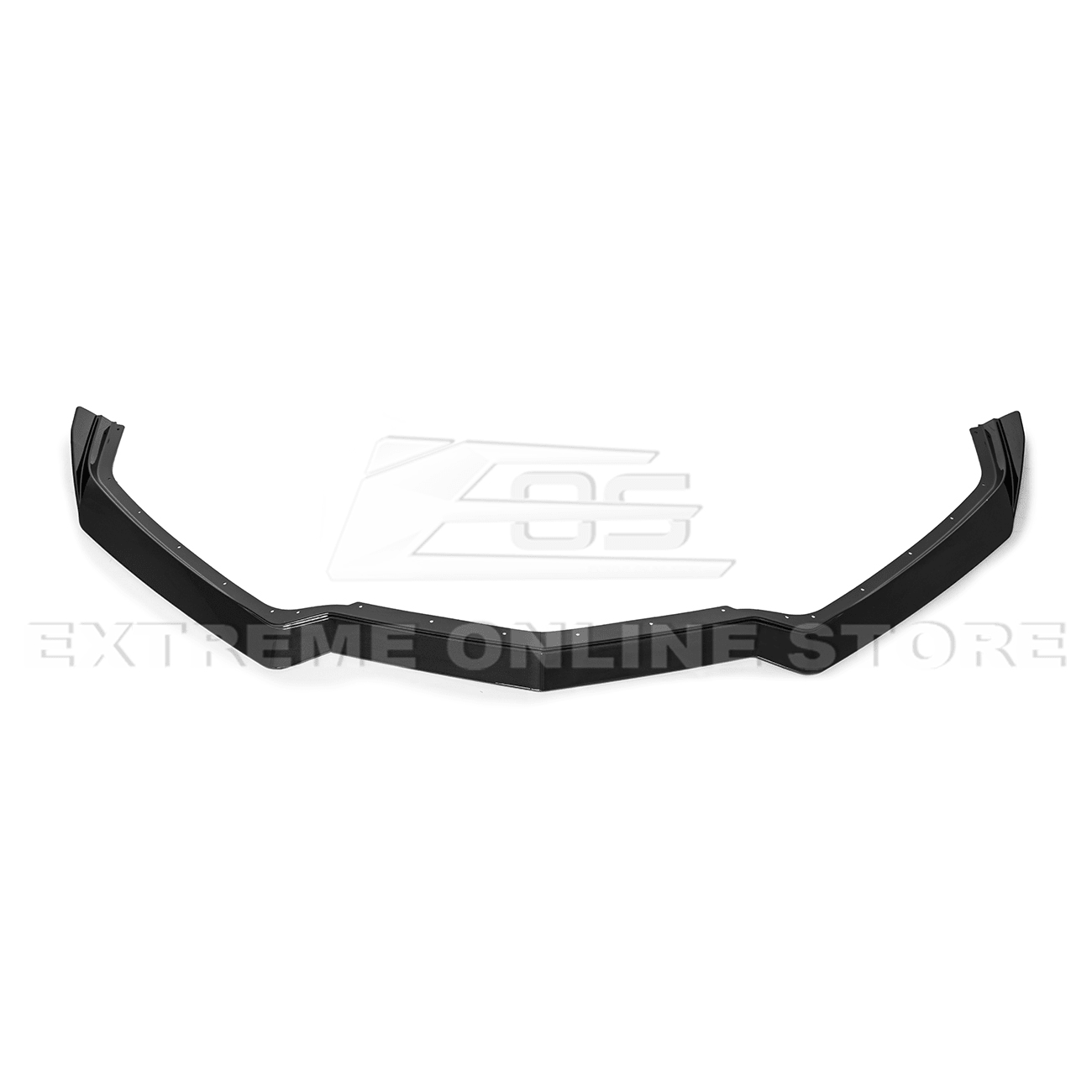 Front splitter ground effect for Corvette C8 with 5VM package, featuring aggressive aerodynamic design and premium factory-style fitment.