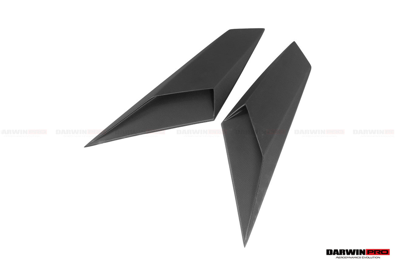 2011 - 2016 Lamborghini Aventador LP700 Coupe & Roadster BKSS Style Carbon Fiber Rear Side Scoops