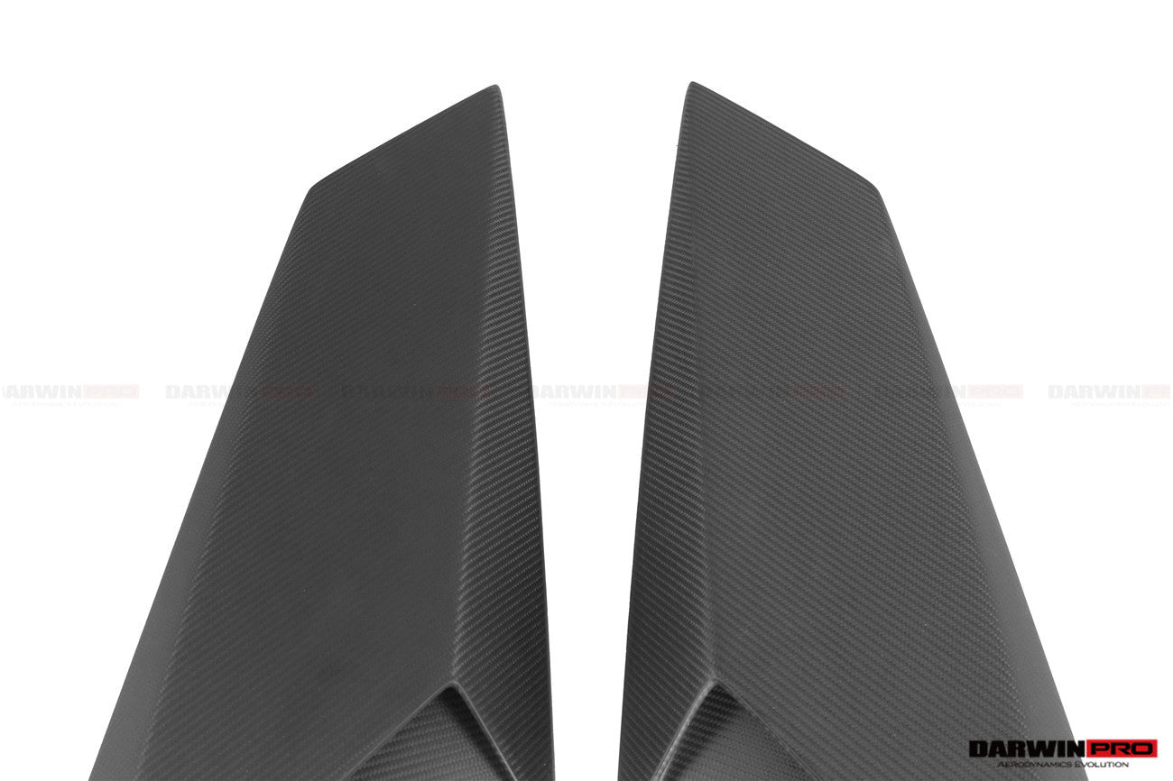 2011 - 2016 Lamborghini Aventador LP700 Coupe & Roadster BKSS Style Carbon Fiber Rear Side Scoops