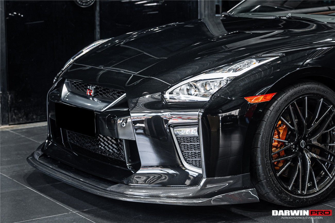2017 - 2022 Nissan GTR R35 EBA BKSS Style Carbon Fiber Front Lip