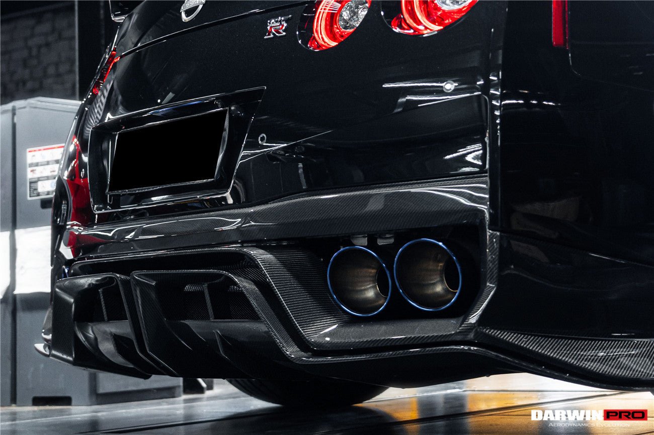 2017 - 2022 Nissan GTR R35 EBA BKSS Style Carbon Fiber Rear Diffuser