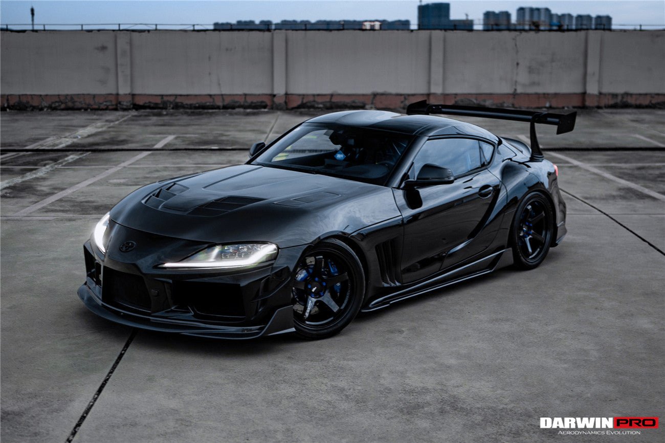 2019 - 2025 Toyota GR Supra (J29 & DB) A90 A91 BKSS Style Carbon Fiber Side Skirts