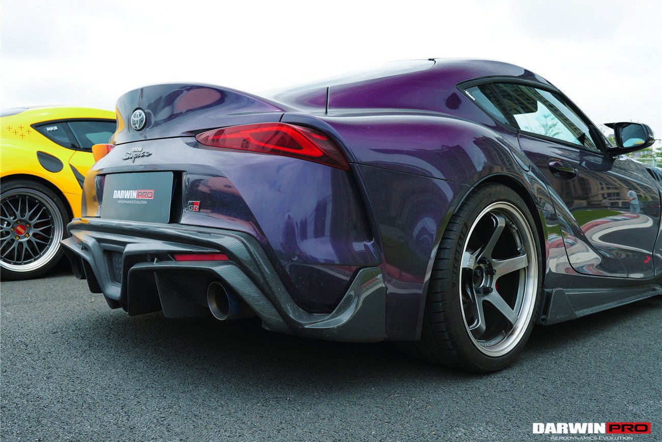 2019 - 2025 Toyota GR Supra (J29 & DB) A90 A91 BKSS Style Carbon Fiber Rear Diffuser Lip
