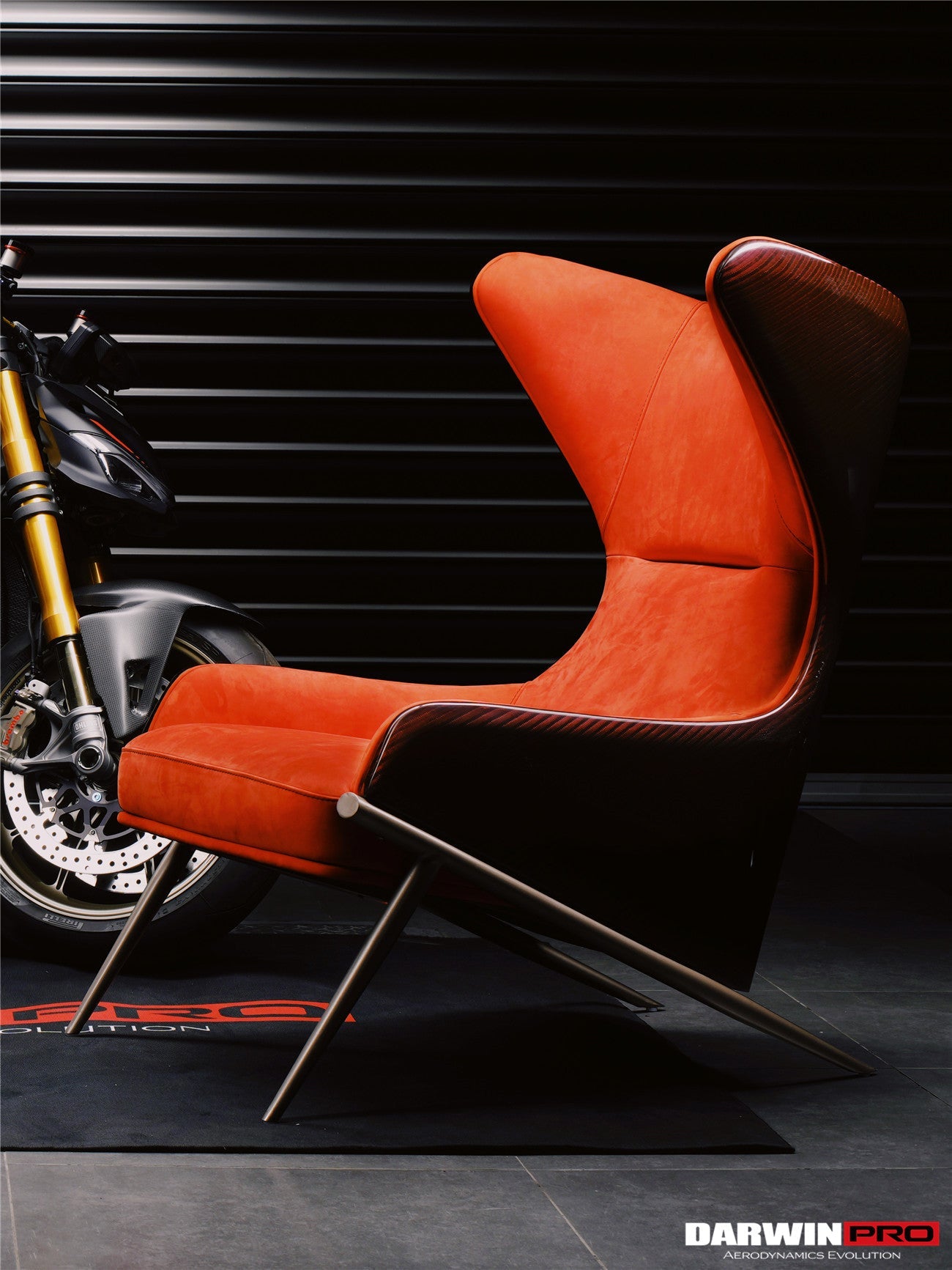 DARWINPRO CARBON FIBER SUEDE LOUNGE CHAIR - DarwinPRO Aerodynamics