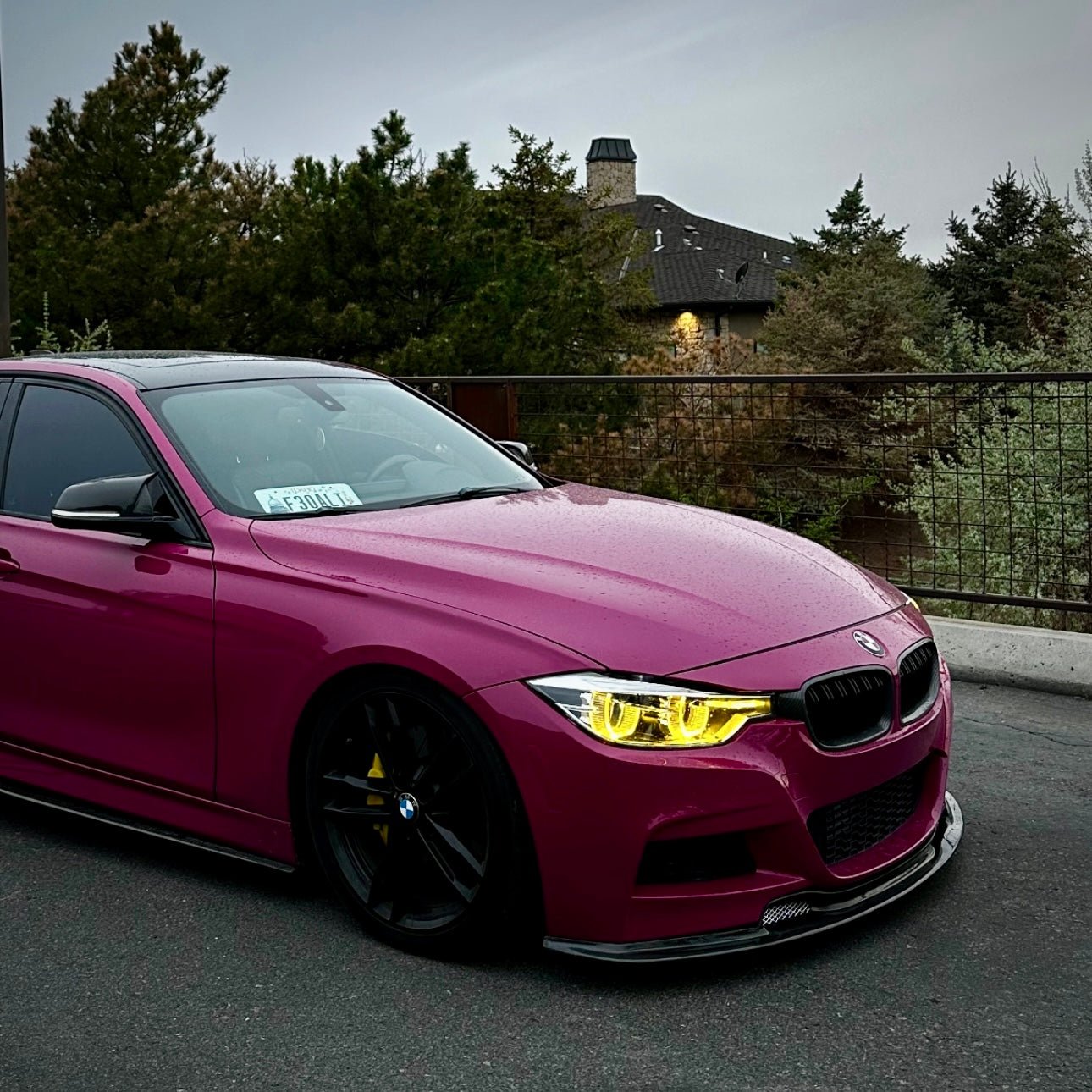 F30 3 Series LCI Style LED Headlights V2 CSL Yellow/White 2012 - 2019