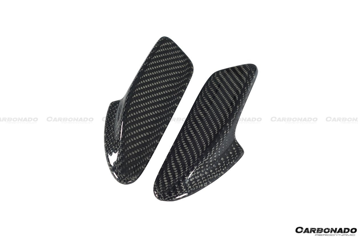 2015 - 2020 Ferrari 488 GTB & Spyder & F8 MSY Style Carbon Fiber Door Handle Cover