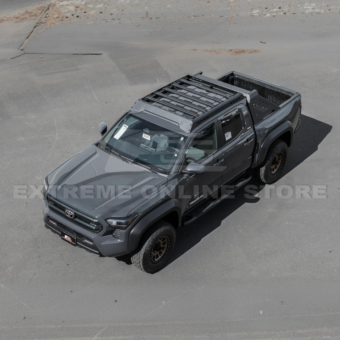 Toyota Tacoma N500 Factory Style Black Roof Rack Cargo Carrier 2024-Up