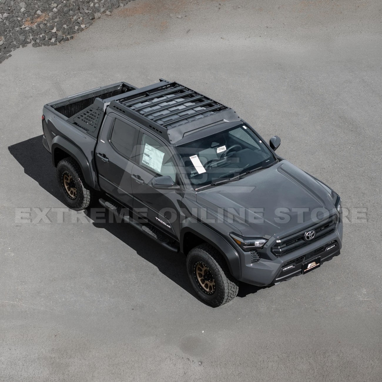 Toyota Tacoma N500 Factory Style Black Roof Rack Cargo Carrier 2024-Up