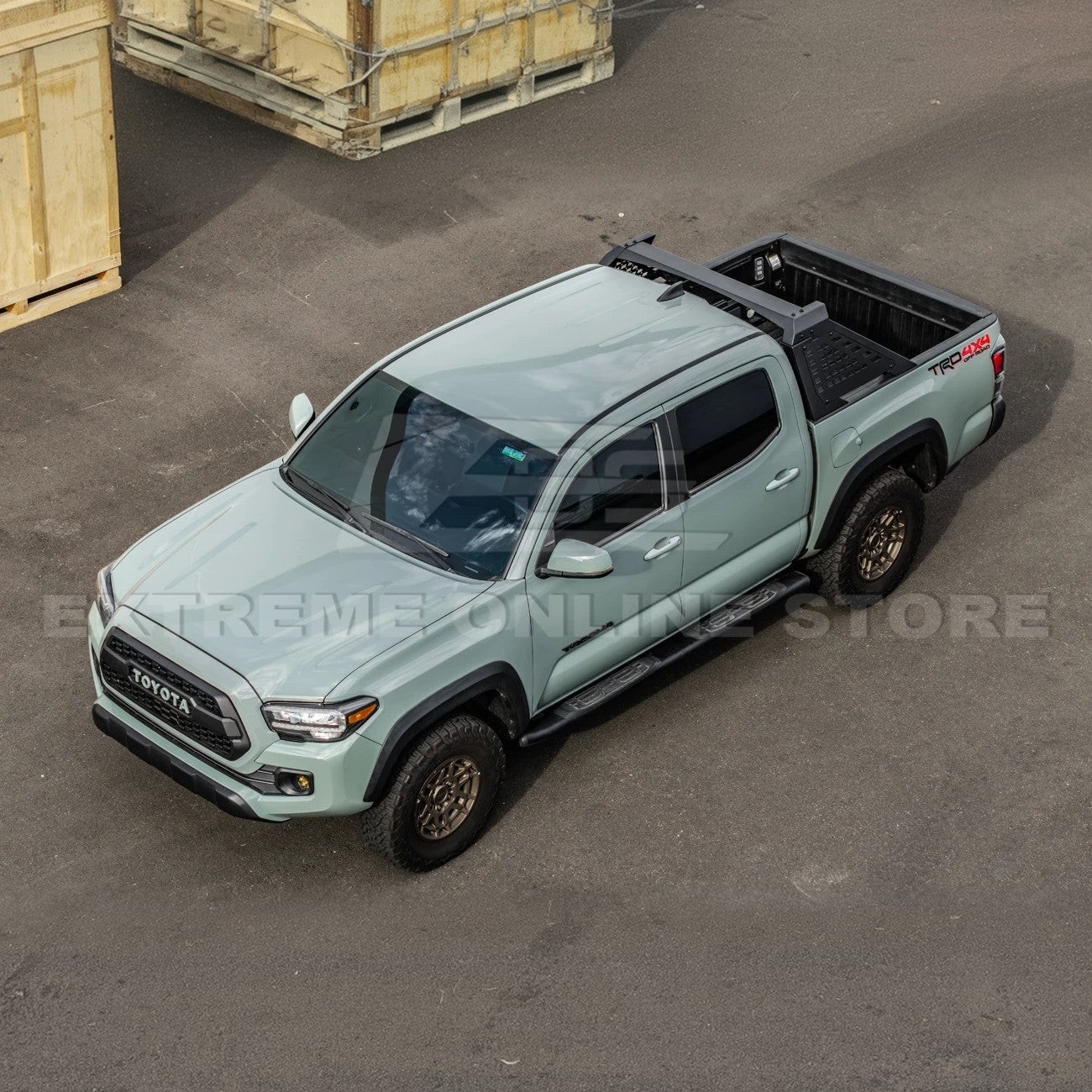 Toyota Tacoma JDM Factory Style Black Rear Bed Sport Roll Bar 2016-2023